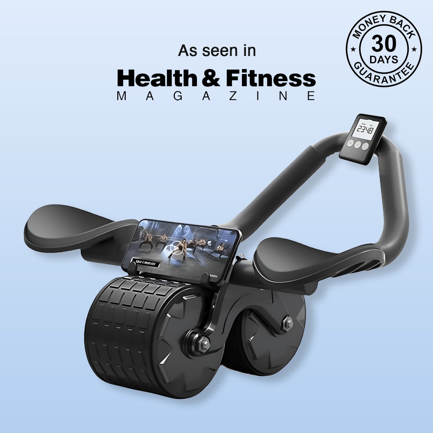 CoreRoller™ Auto Rebound Abdominal Roller