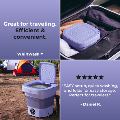 WhirlWash - Portable Clothes Washer & Dryer